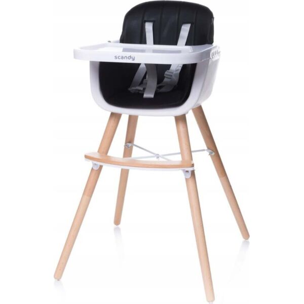 

Стульчик для кормления 4Baby Scandy (black) (4SC02)