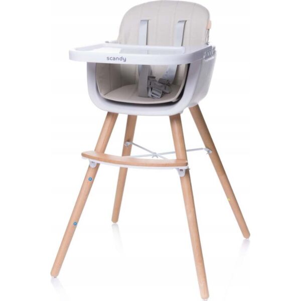 

Стульчик для кормления 4Baby Scandy (beige) (4SC01)