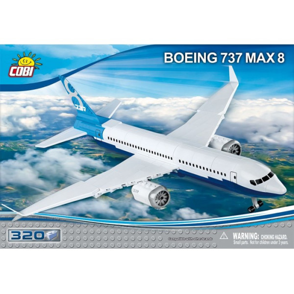 

Конструктор COBI Самолет Boeing 737 MAX 8 320 деталей (COBI-26175)