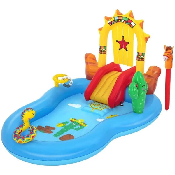 

Игровой центр с горкой Bestway Дикий Запад, 264 х 188 х 140 см (53118)