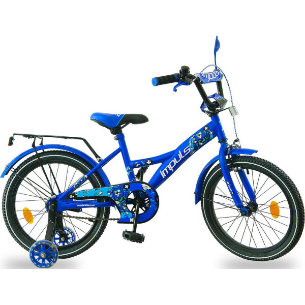 Акция на Велосипед IMPULS KIDS 18" синий от Allo UA