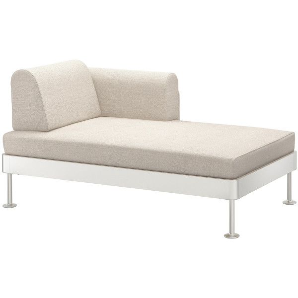 

Шезлонг IKEA DELAKTIG с подлокотником бежевый (692.890.32)