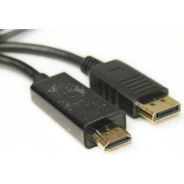 

Кабель PowerPlant HDMI - DisplayPort, 1.8м, позолоченные коннекторы, 1.4V