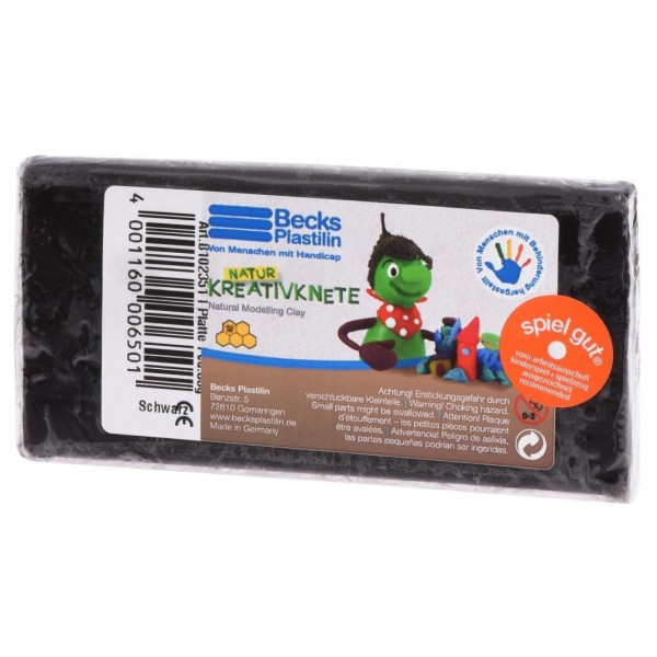 

Пластилин восковой Becks Plastilin 86г черный (B102351)
