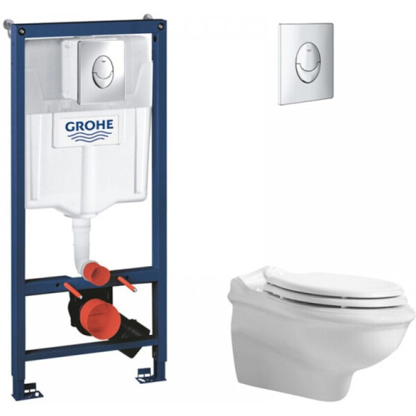 

Набор унитаз Azzurra Vera VER100B1SOSK с сиденьем Azzurra Vera VER1848TIF + инсталляция Grohe Rapid SL 38721001