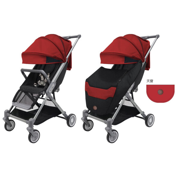 

Детская коляска прогулочная BabyZz Prime (красная)