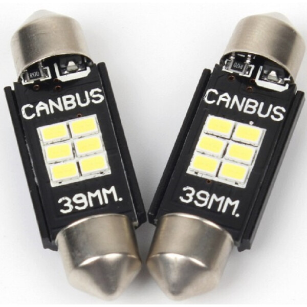 

Светодиодная лампа CARLAMP Canbus Софитка Т11x39 мм (SJ-K6-39мм)