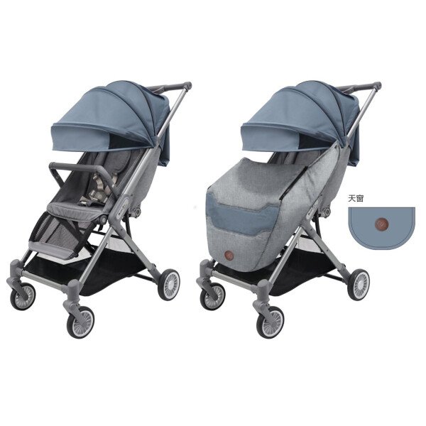 

Детская коляска прогулочная BabyZz Prime (голубая)