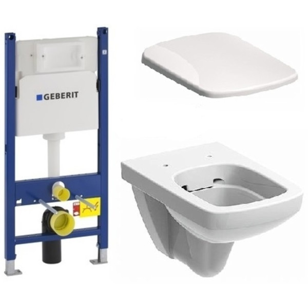 

Инсталляция GEBERIT с унитазом KOLO NOVA PRO, M39018000 + 458.126.00.1