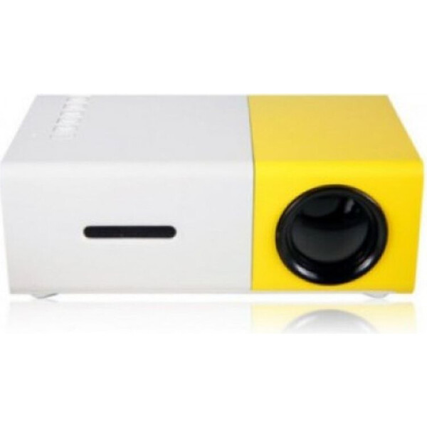 

Проектор портативный мини LED Projector YG-300 White/Yellow (PJ033)