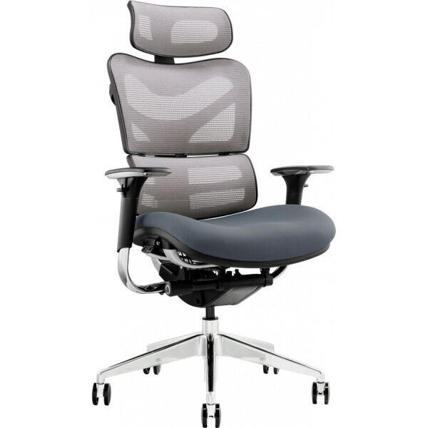 

Кресло офисное GT Racer X-782 Bright Gray (W-20, B-40)