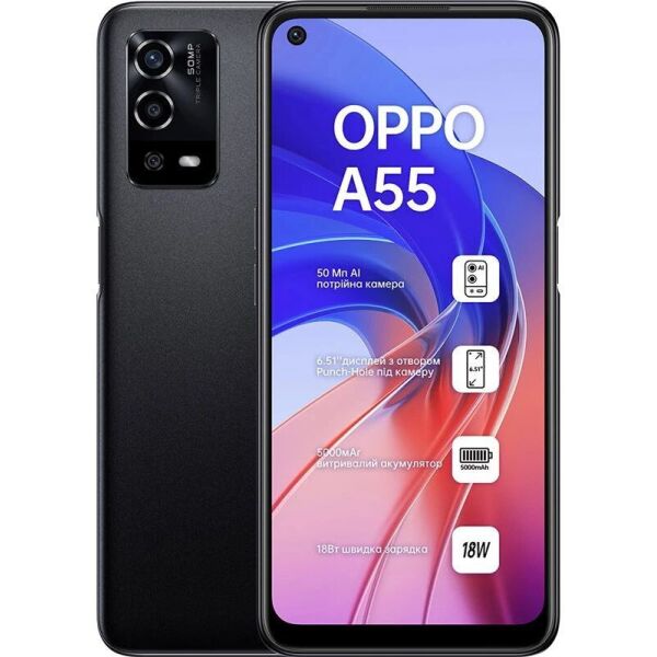 

OPPO A55 4/64Gb Starry Black