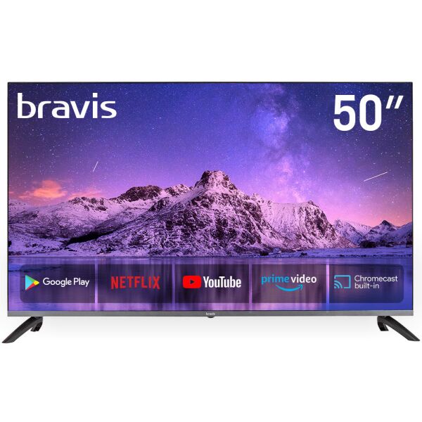 

Телевизор Bravis UHD-50M8000 Smart + T2