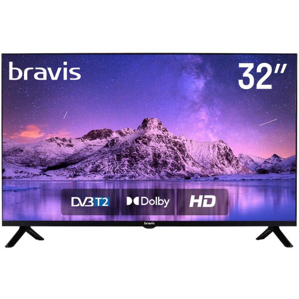 

Телевизор Bravis LED-32M8000 + T2