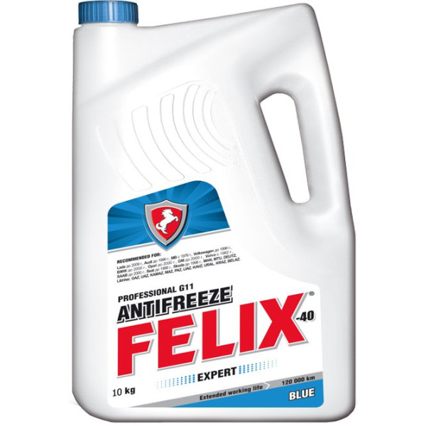 

Антифриз Felix Expert G11 синий -40°C 10кг
