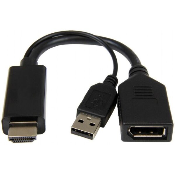 

Адаптер Cablexpert HDMI - DisplayPort, 4K (A-HDMIM-DPF-01)