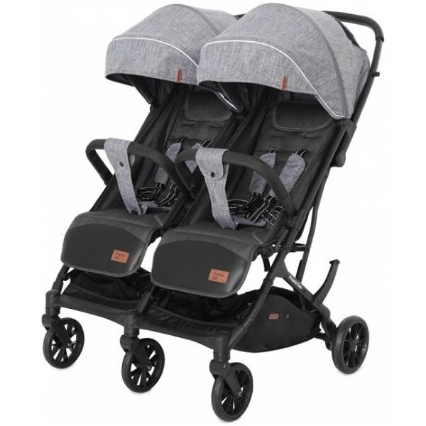 

Коляска прогулочная CARRELLO Presto Duo CRL-5506 Pitch Grey + дождевик (серая)