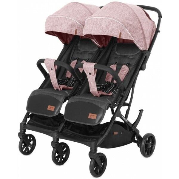

Коляска прогулочная CARRELLO Presto Duo CRL-5506 Cherry Pink + дождевик (розовая)