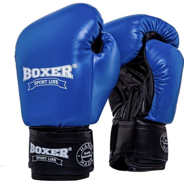 

Перчатки боксерские BOXER 6 oz кожвинил 0,6 мм синие(2024-04B)