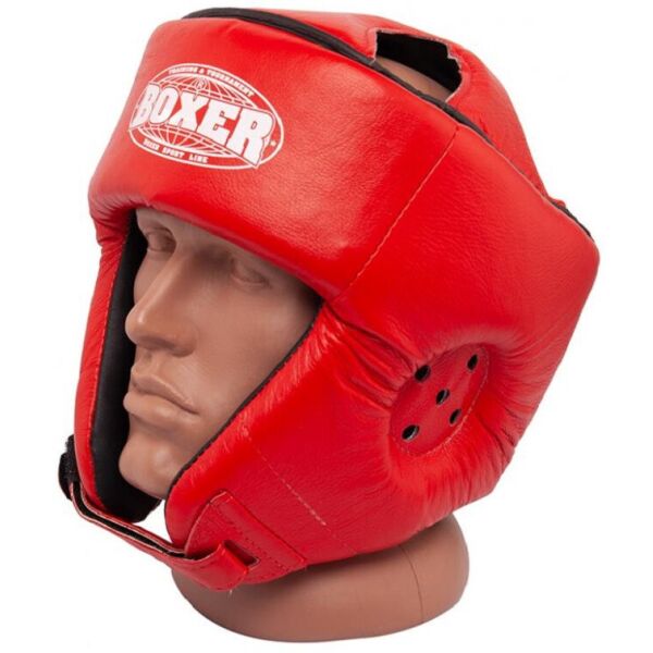 

Шлем каратэ BOXER L кожвинил 0,6 мм красный(2030-01R)
