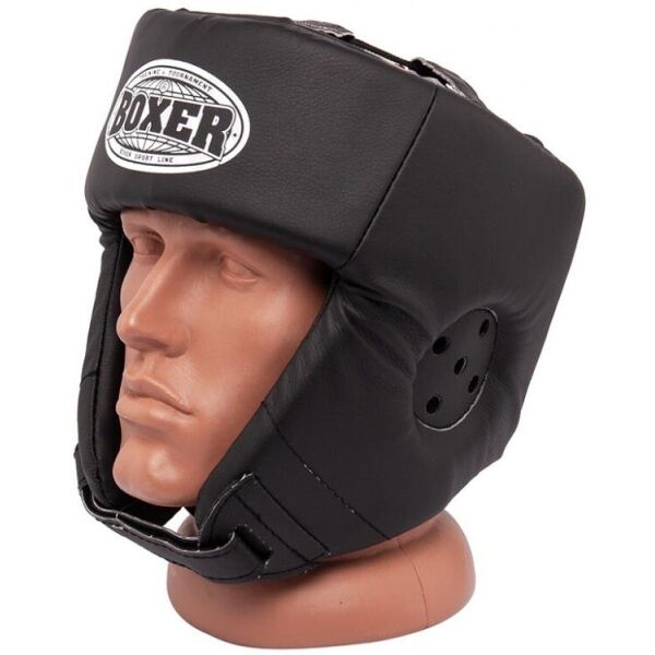 

Шлем Боксерский BOXER L кожа 0,8-1 мм черный(2027-01BLK)
