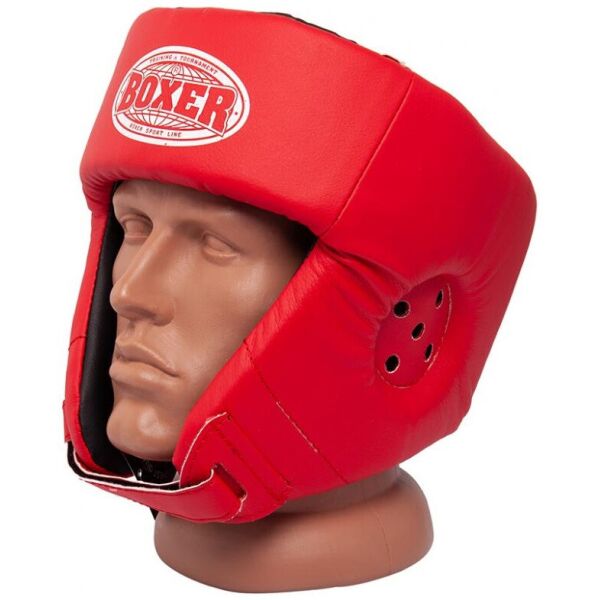 

Шлем Боксерский BOXER L кожвинил 0,6 мм красный(2028-01R)