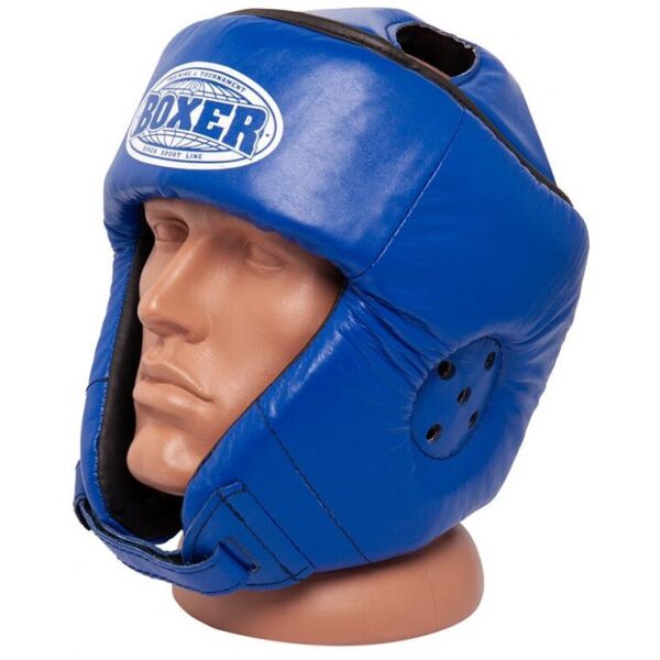 

Шлем каратэ BOXER L кожа 0,8 -1 мм синий(2029-01B)