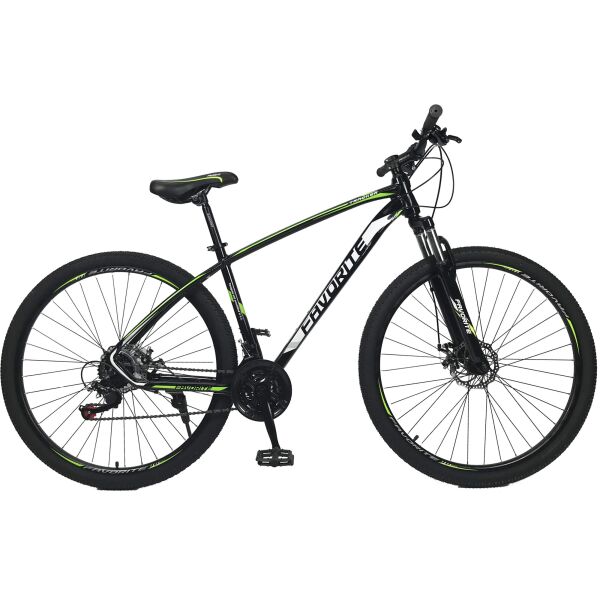 Акция на Велосипед Titan 26" Favorite Tracker 17" black-green-white (2021) от Allo UA