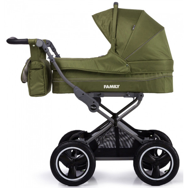 

Детская коляска универсальная 2 в 1 Tilly Family New T-181 Зеленая