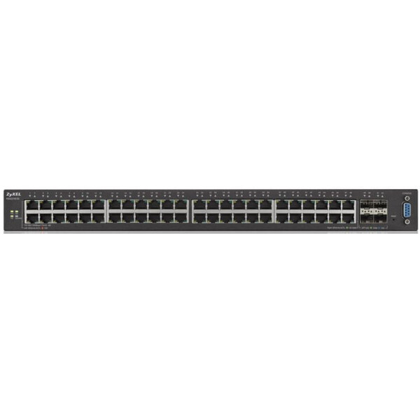 

Коммутатор ZYXEL XGS2210-52 (48xGE, 4xSFP+, стекируемый (до 2), бесшумный, L2)