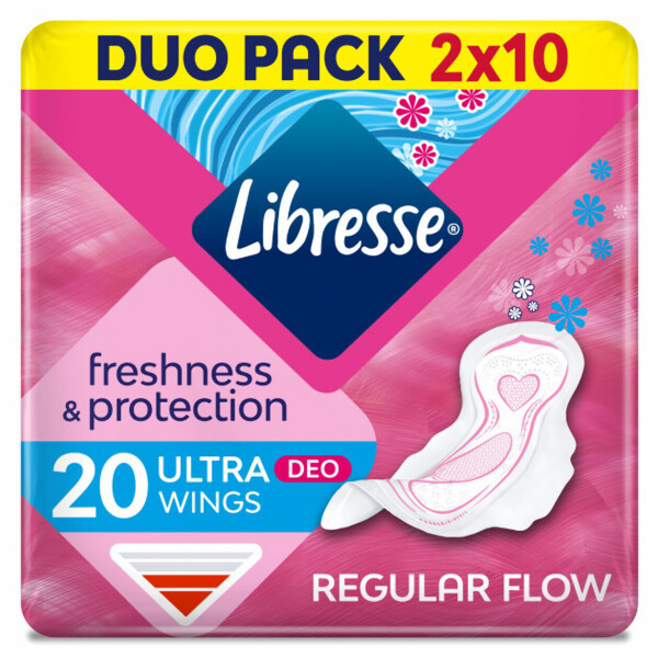 

Прокладки женские гигиенические Libresse Ultra Normal Soft deo, 3мм 20 шт 4 капель