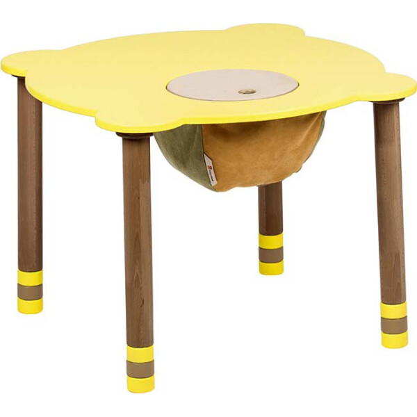 

Детский столик IndigoWood круглый Желтый (32645)