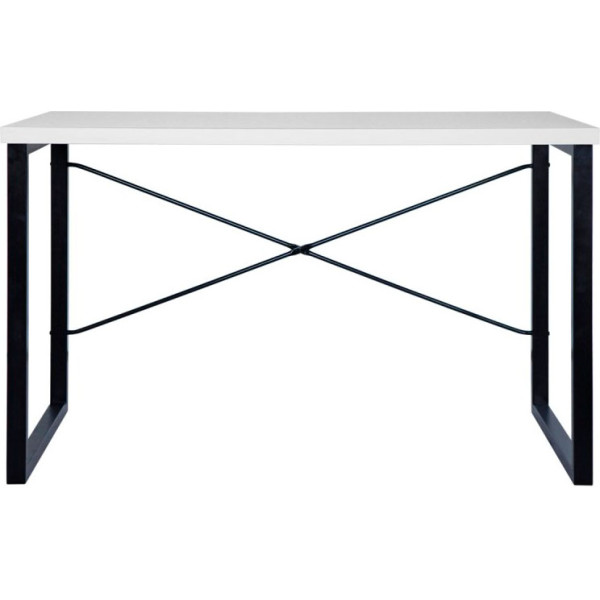 

Письменный стол Fenster Интеграл Чёрный 75,5x120x60 см столешница Белая