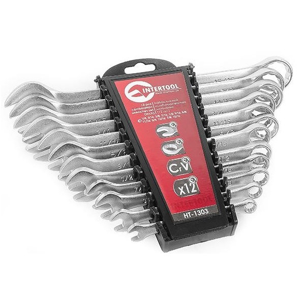 

Набор ключей комбинированных 12 ед. INTERTOOL HT-1303