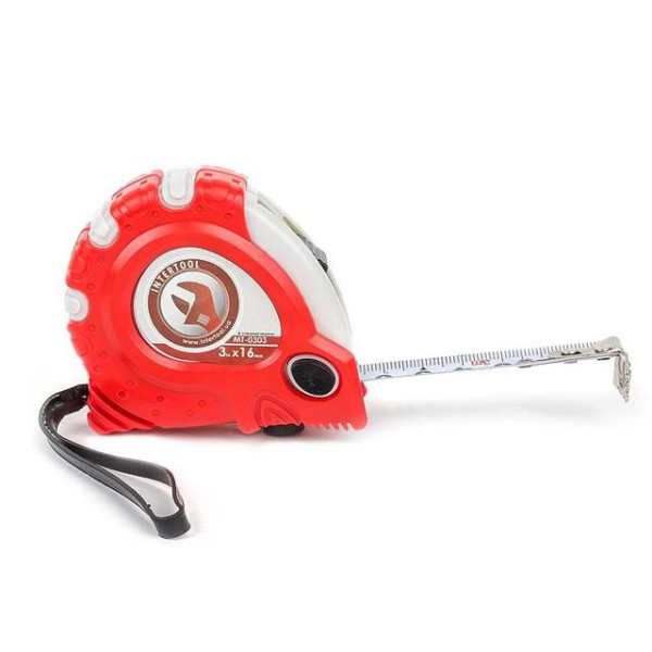 

Рулетка Intertool MT-0303 с фиксатором 3м x 16мм blister