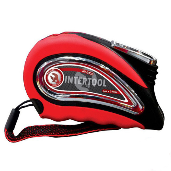 

Рулетка Intertool MT-0405 с металлическим полотном 5м x 19мм