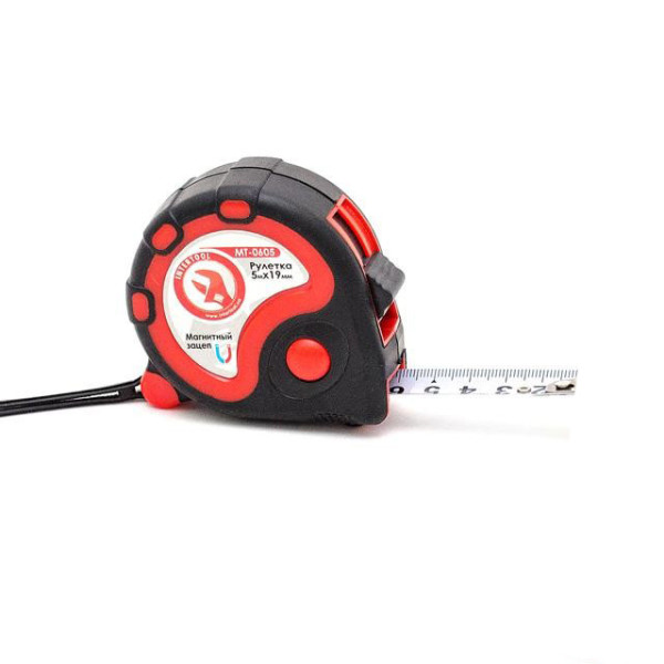 

Рулетка Intertool MT-0605 сталева с фиксатором 5м x 19мм
