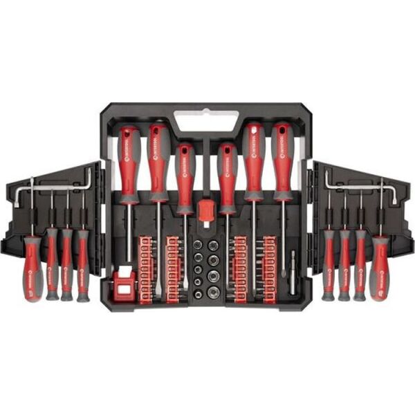

Набор отверток и головок 63 ед. INTERTOOL VT-3363
