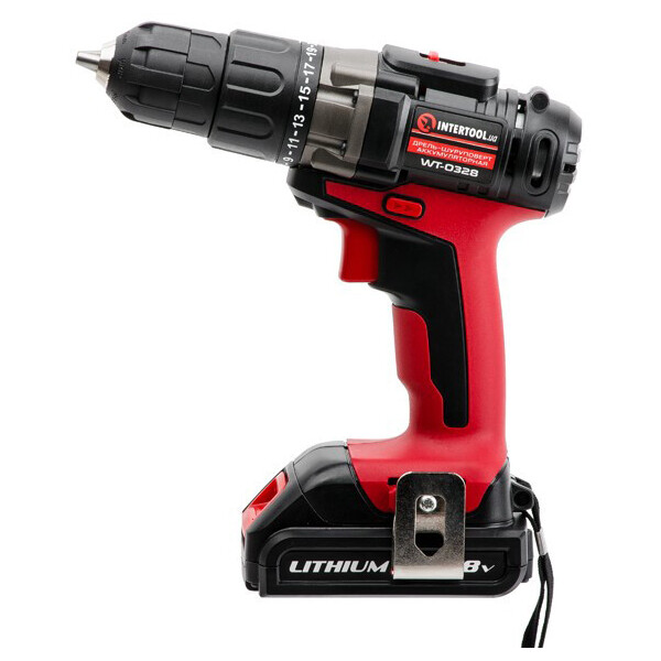 

Шуруповерт Intertool WT-0328, Li-Ion 1.5 А/ч