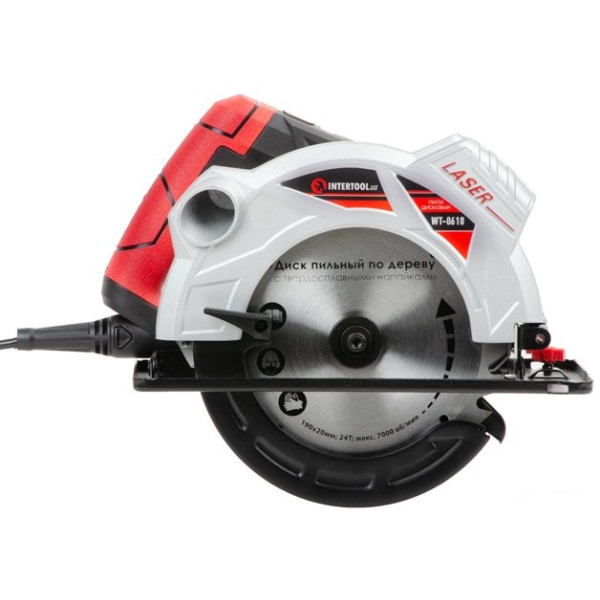 

Дисковая пила Intertool WT-0618, 1500Вт
