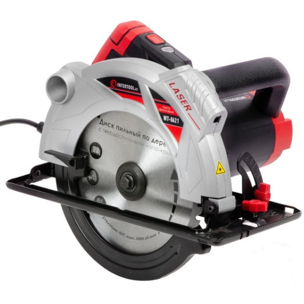 

Дисковая пила Intertool WT-0621, 1800Вт