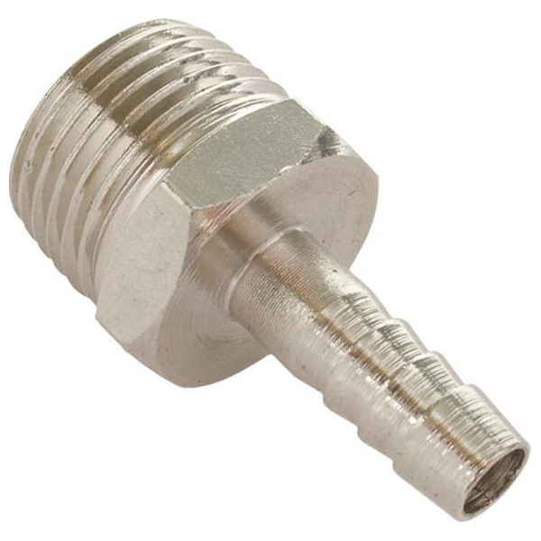 

Переходник Intertool PT-1843 с наружной резьбой 1/4 на шланг 6мм