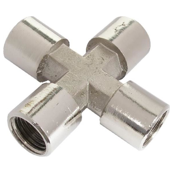 

Крестовое соединение Intertool PT-1864 с внутренней резьбой 1/4