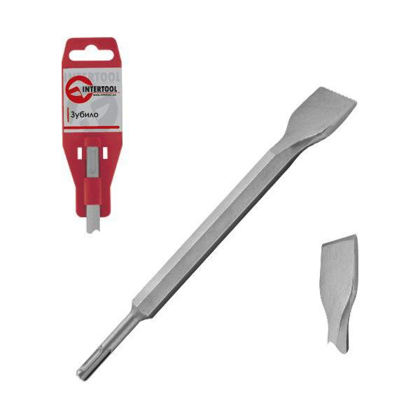 

Зубило по камню Intertool SD-0411 SDS 20мм, 250x14мм