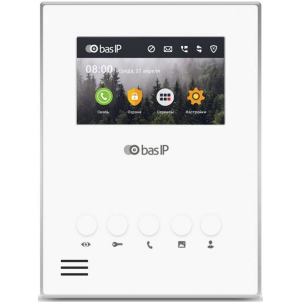 

IP Видеодомофон BasIP AU-04LA White