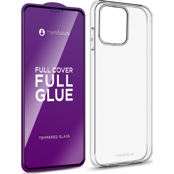 

Комплект MakeFuture стекло + чехол Air для Apple iPhone 12 Pro