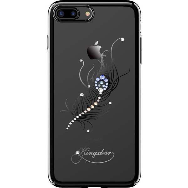 

Чехол Kingxbar iPhone 7/8 / SE2 Classic PC с камнями Перо черный