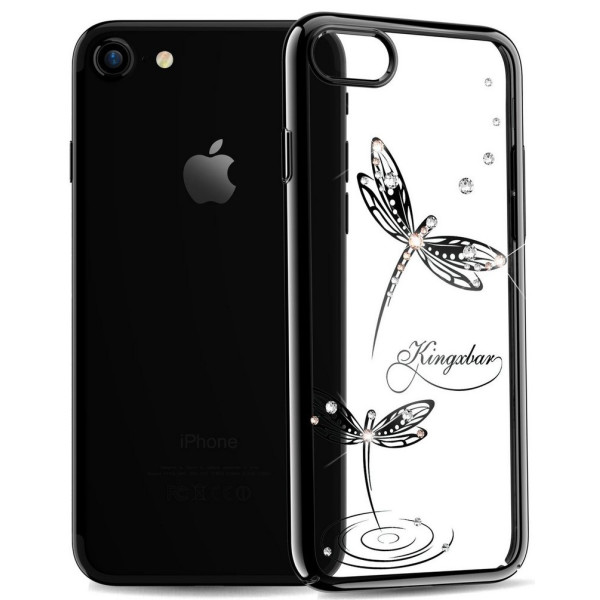 

Чехол Kingxbar iPhone 7/8 / SE2 Classic PC с камнями Стрекоза черный