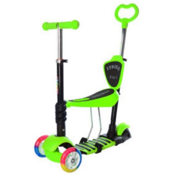 

Самокат 5в1 iTrike Maxi JR 3-026-C-1 (green)