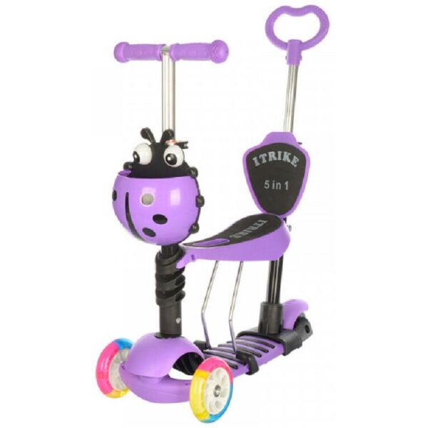 

Самокат 5в1 iTrike Maxi JR 3-026-C (violet)
